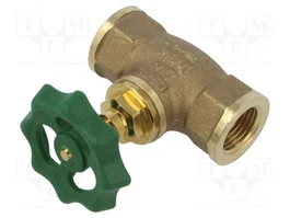 GEBO Valve droite 16bar G 1/2 couche inférieure