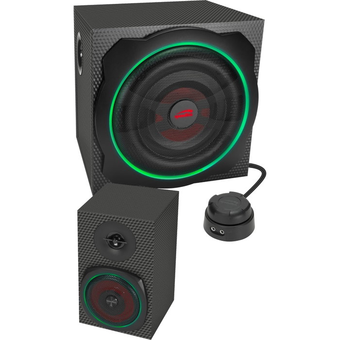 Speedlink GRAVITY CARBON RGB 2.1 Subwoofer System, Black