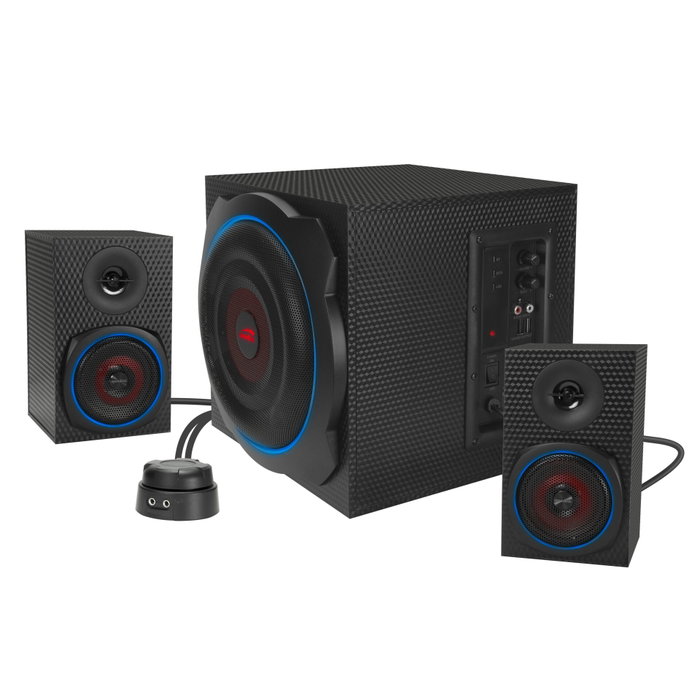 Speedlink GRAVITY CARBON RGB 2.1 Subwoofer System, Black