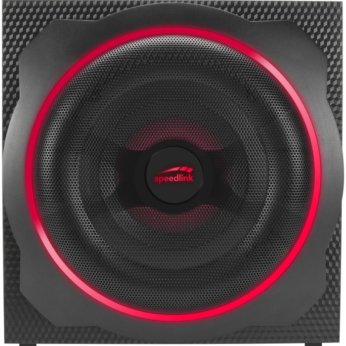 Speedlink GRAVITY CARBON RGB 2.1 Subwoofer System, Black