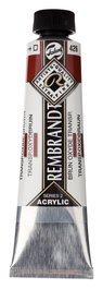 Rembrandt Peinture acrylique Brun Oxyde Transparent 40 ml