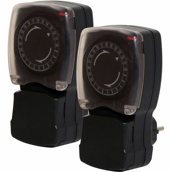 Chacon Lot de 2 programmateurs mécanique - 53008 - Etanche Chacon Lot de 2 programmateurs mécanique - 53008 - Etanche