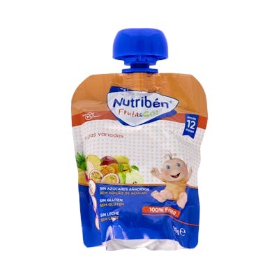 Nutriben Fruta And Go Frutas Variadas 90g Nutriben Fruta And Go Frutas Variadas 90g