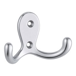 Hantums Percha colgador doble Cromado
