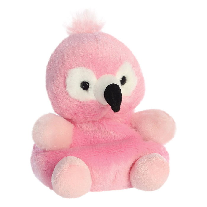 Aurora Peluche Flamenco Palm Pals 13 cm, Marqué CE, Peluche Mignonne