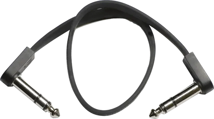 EBS PCF-DL Cable Jack Jack 28 cm Noir - Flat Patch Deluxe Serie Or 24K EBS PCF-DL Cable Jack Jack 28 cm Noir - Flat Patch Deluxe Serie Or 24K