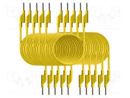 PEAKTECH Cordon de mesure jaune 2m