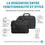 HP Sacoche pour ordinateur portable Professional 15.6 pouces - Protection RFID, matériaux écoresponsables, compartiments organisés, poche pour traceur Bluetooth