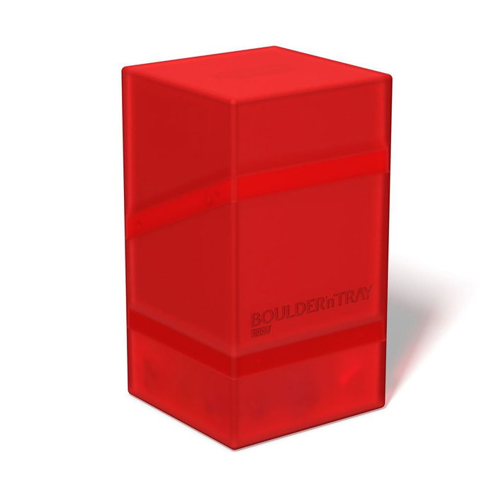 Ultimate Guard Boulder'n'Tray 100+ - Ruby Ultimate Guard Boulder'n'Tray 100+ - Ruby