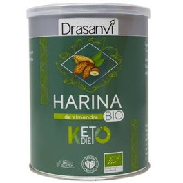 DRASANVI Harina Almendras Bio 375G Keto - Farine d'amandes biologique pour régime keto sans gluten, 375g
