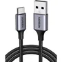 UGREEN - Câble USB de recharge et transfert de données renforcé, USB-C vers USB-A 1 m - Noir - Compatible charge rapide PD pour smartphone, tablette, ordinateur portable