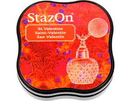 Tsukineko STAZON MIDI Almohadilla de tinta San Valentín 58x58mm