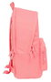 Safta Mochila Double USB pour PC Portable 15,6 Pouces, Thème FC Barcelona, Couleur Corail, Dimensions 31x44x18 cm