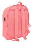 Safta Mochila Double USB pour PC Portable 15,6 Pouces, Thème FC Barcelona, Couleur Corail, Dimensions 31x44x18 cm