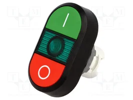 ABB Commutateur double 22mm rouge/vert