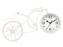 Giftdecor Horloge Forge Bicyclette Blanche 19,5 cm Métal (Set de 4)