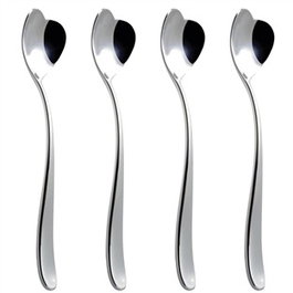 Alessi Biglove Set de 4 cuillères à glace en acier inoxydable 18/10