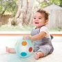 Infantino Senso' Balle Sonore - Jouet interactif pour bébé avec 4 mélodies, 7 couleurs et lumières, 6 textures - Dès 9 mois