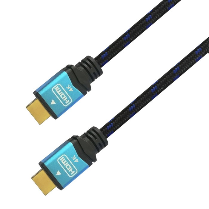 Câble HDMI Aisens A120-0357 Bleu Noir 2 m 4K Ultra HD Câble HDMI Aisens A120-0357 Bleu Noir 2 m 4K Ultra HD