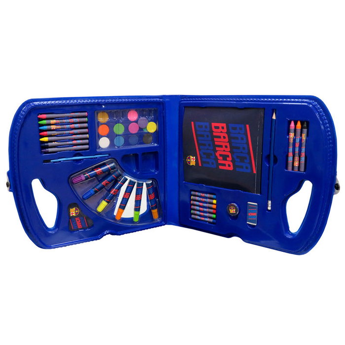 CYP BRANDS Maletin Dibujo FC Barcelona 39pz - Coffret de dessin Barcelone 39 pièces - Dimensions 316 x 300 x 40 mm CYP BRANDS Maletin Dibujo FC Barcelona 39pz - Coffret de dessin Barcelone 39 pièces - Dimensions 316 x 300 x 40 mm
