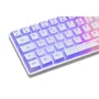 The G-Lab KEYZ HYDROGEN - Clavier gamer sans fil AZERTY avec rétroéclairage RGB - Touches mécaniques - Connexion 2.4 GHz - Blanc
