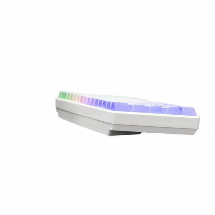 The G-Lab KEYZ HYDROGEN WL Clavier Gamer Sans Fil Blanc AZERTY