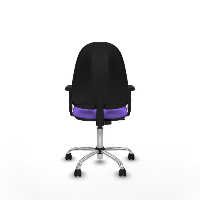 PIQUERAS Y CRESPO Chaise de bureau Algarra, tissu lilas, mécanisme Contact permanent