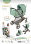 Decuevas Coche de muñeca 3x1 plegable - Poussette de poupée 3 en 1 pliable pour poupées jusqu'à 50 cm - Métal, plastique, polyester