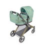 Decuevas Coche de muñeca 3x1 plegable - Poussette de poupée 3 en 1 pliable pour poupées jusqu'à 50 cm - Métal, plastique, polyester