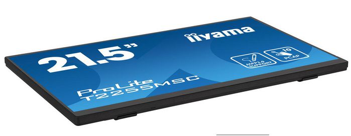 iiyama ProLite T2255MSC - Écran tactile PCAP 10 points 21.5" Full HD IPS, MPP2.0, HDMI, DisplayPort, Hub USB 3.0, Support réglable, Noir