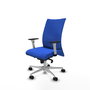 Piqueras Y Crespo Silla Albacete confidente, Bleu, Mécanisme Synchrone, Base Aluminium