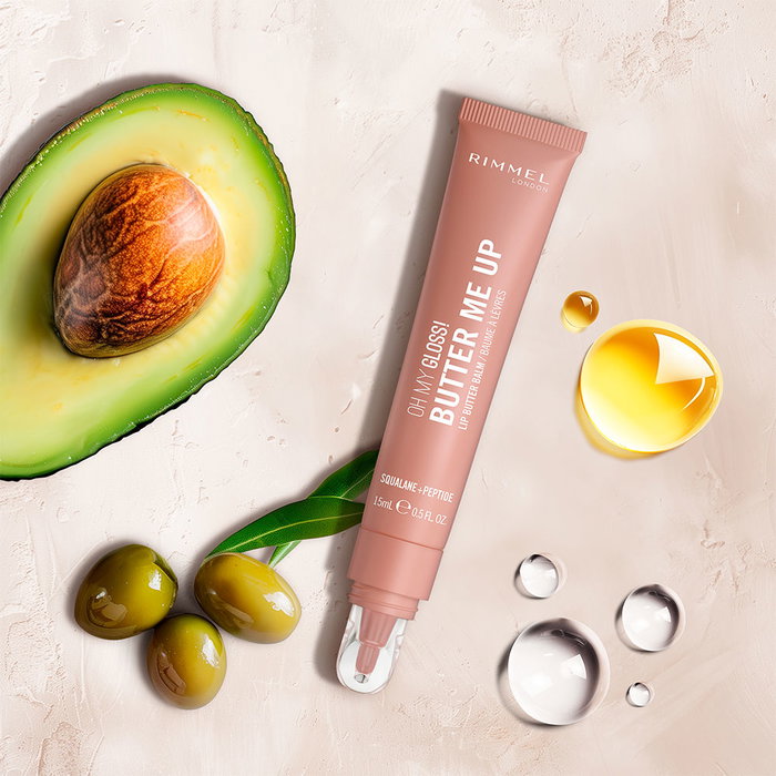 Rimmel London OH MY GLOSS! Baume à lèvres hydratant brillant #006 Chai, enrichi en squalane et peptides, 1 unité