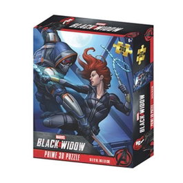Puzzle lenticulaire Prime 3D Marvel Black Widow et Taskmaster 200 pièces