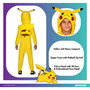 Liragram - Costume enfant Pokémon Pikachu, déguisement, taille M pour 8-10 ans (3 ans et plus)