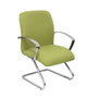 Piqueras Y Crespo Chaise Caudete Confidente Vert Olive avec Bras Fixes