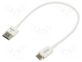 DELOCK Câble HDMI vers mini HDMI 0,25 m blanc