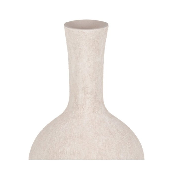 BigBuy Home Vase Crème Céramique Sable 23 x 23 x 46,5 cm BigBuy Home Vase Crème Céramique Sable 23 x 23 x 46,5 cm