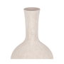 BigBuy Home Vase Crème Céramique Sable 23 x 23 x 46,5 cm