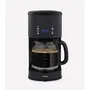 H.Koenig MG32 Cafetière Programmable 1,5 L (12 Tasses) 1000 W - Écran LCD, Maintien au Chaud - Noir et Acier Inoxydable