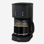 Hkoenig MG32 Cafetière programmable 1,5 L - Noir et Acier Inoxydable