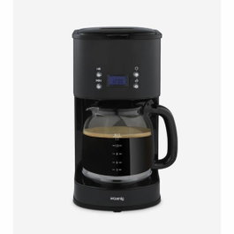 Hkoenig MG32 Cafetière programmable 1,5 L - Noir et Acier Inoxydable
