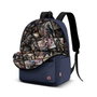 Karactermania Mochila Captain America Block Cap 44x30x18 cm Poliester Bleu