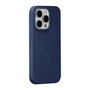 dbramante1928 Monaco Étui MagSafe Silicone Recyclé pour iPhone 15 Pro - Pacific Blue, Protection Impact 3 Couches, Grip Doux