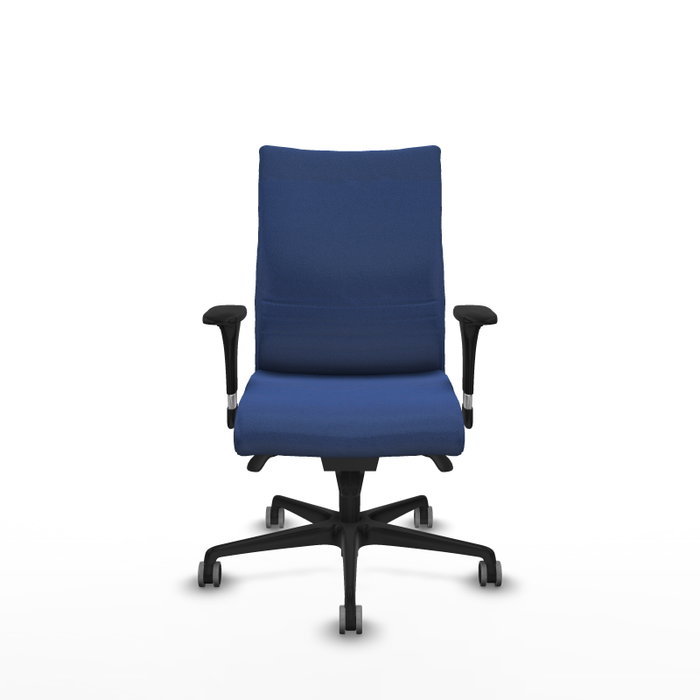 Piqueras Y Crespo Albacete Confidente - Chaise de Bureau Synchrone Bleu Marine
