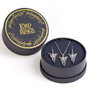 THE CARAT SHOP Set de pendentif et boucles d'oreilles Evenstar El Señor de los Anillos