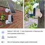 Konyks Camini Air 2S - Caméra de sécurité extérieure solaire avec vision nocturne couleur, détection de mouvement, sirène, éclairage, batterie longue autonomie