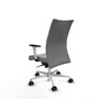 Piqueras Y Crespo Chaise Albacete Confidente, Gris, Similicuir, Base Aluminium