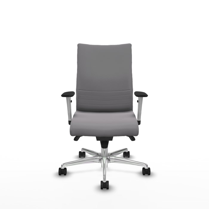 Piqueras Y Crespo Chaise Albacete Confidente, Gris, Similicuir, Base Aluminium