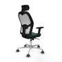 Piqueras y Crespo Chaise de Bureau avec Appui-tête Jorquera 2D086G2 Vert