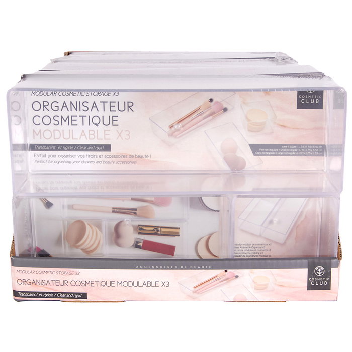 Cosmetic Club JGO. 3 Cubetas Cosmética Cosmetic Club JGO. 3 Cubetas Cosmética